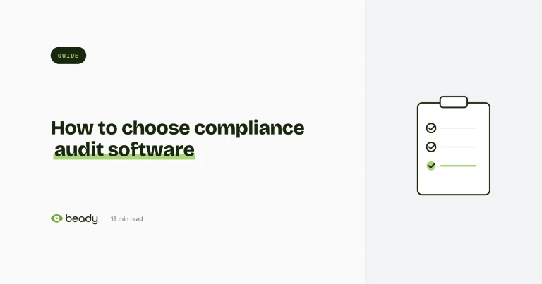 Cover illustration for the article “How to choose compliance audit software: a buyer’s guide”