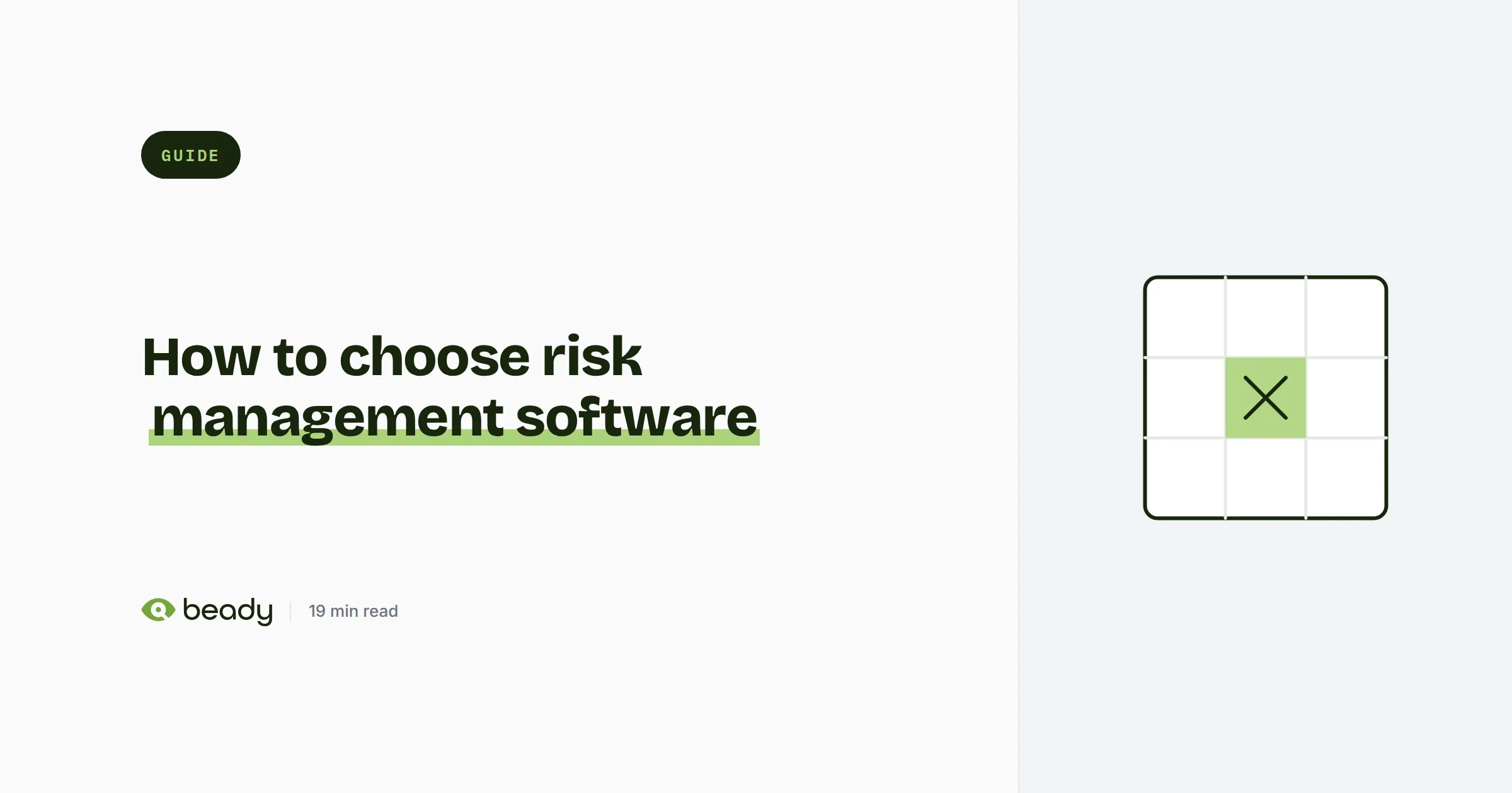 Cover illustration for the article “How to choose risk management software: a buyer’s guide that might talk you out of it”