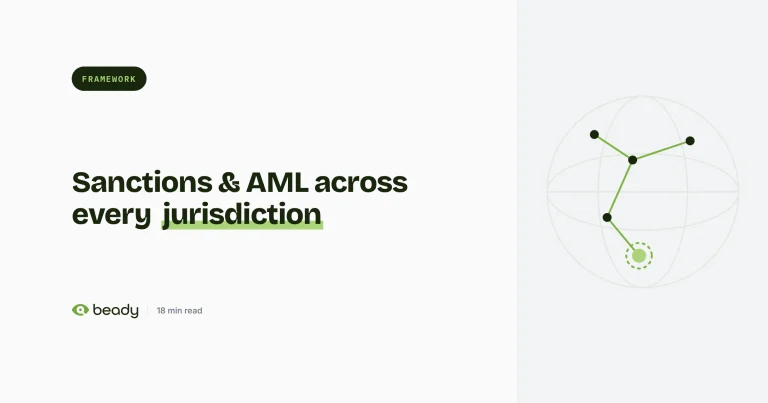 Cover illustration for the article “Keeping up with sanctions and AML changes across jurisdictions: a framework”