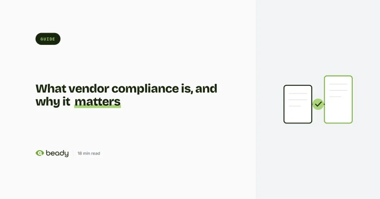 Cover illustration for the article “What is vendor compliance, and why does it matter?”