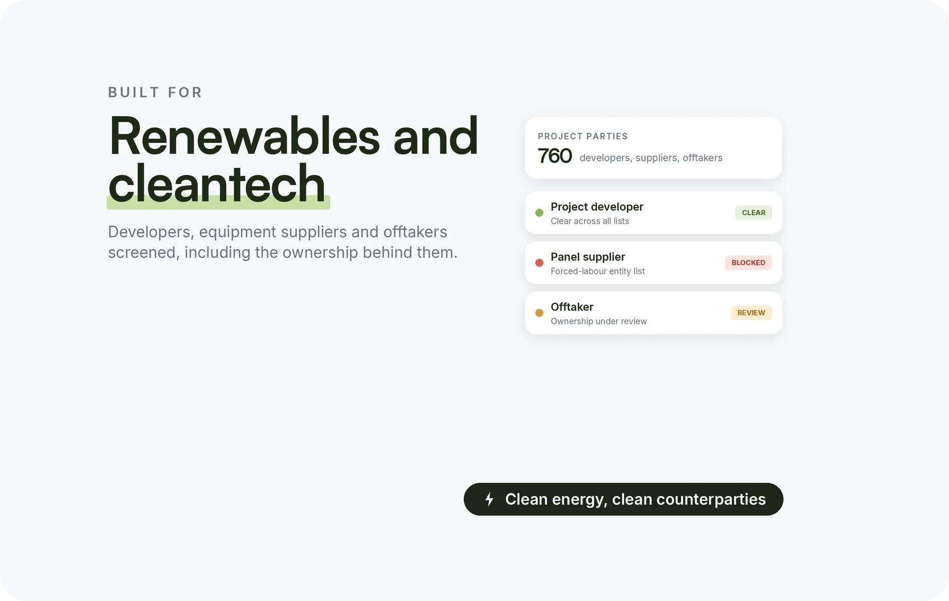 Renewables and Cleantech illustration