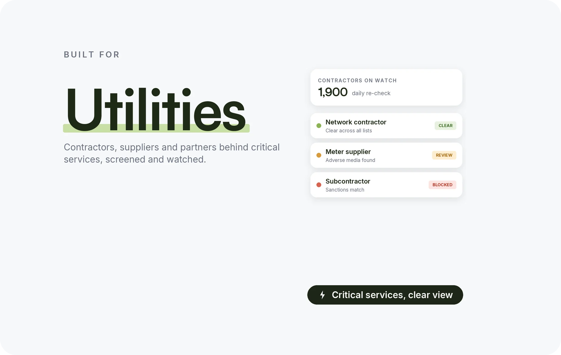 Utilities illustration