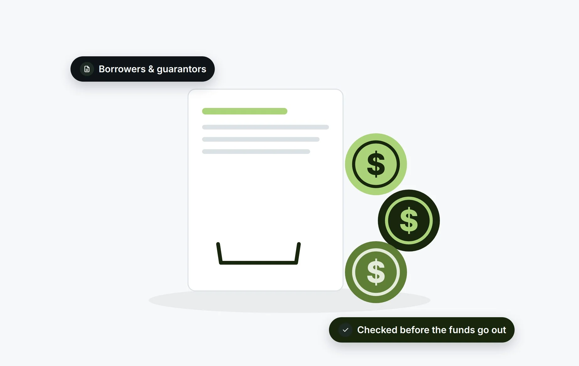Beady for lending and credit: borrowers and guarantors checked before the funds go out