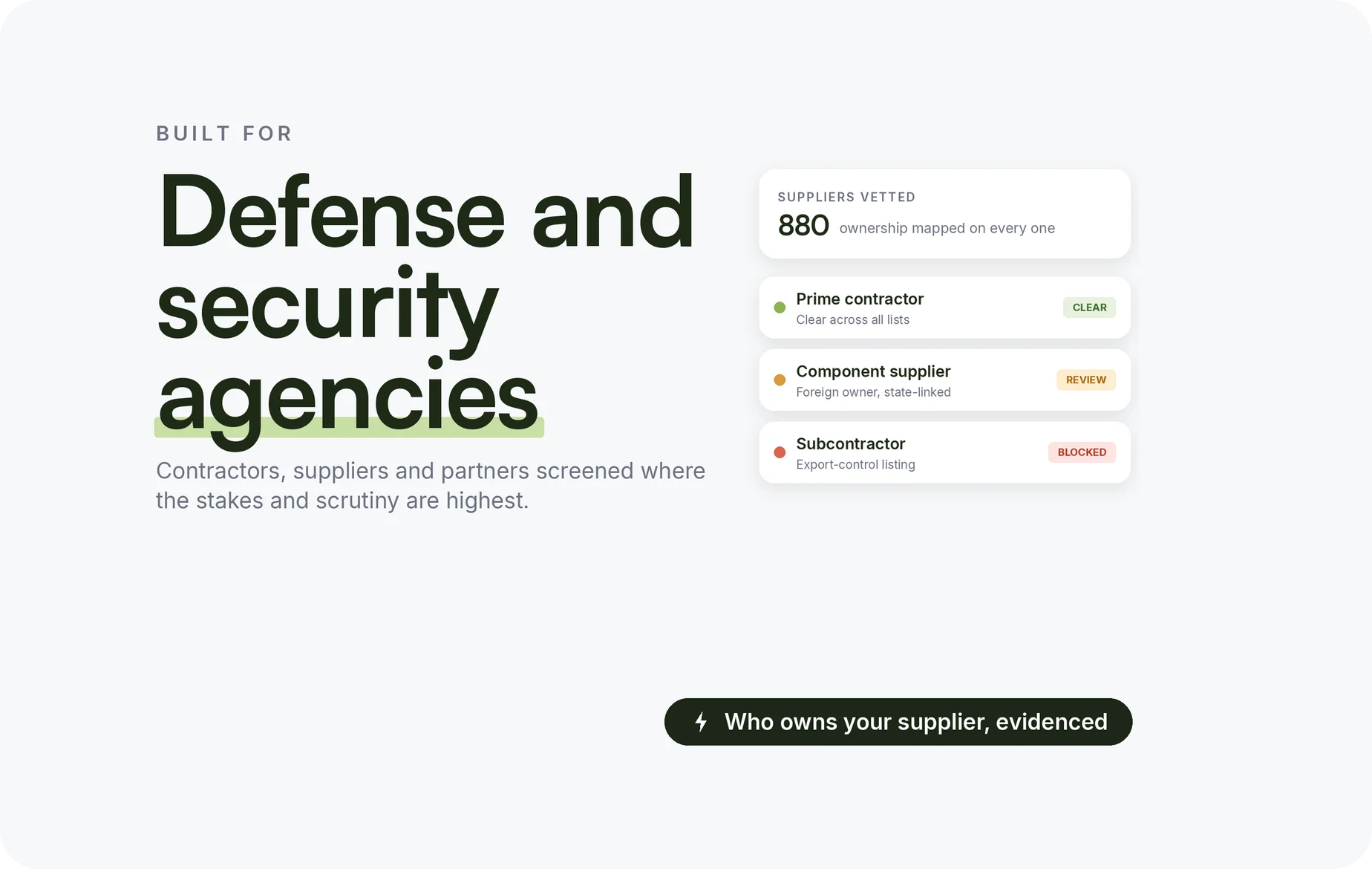 Defense and Security Agencies illustration