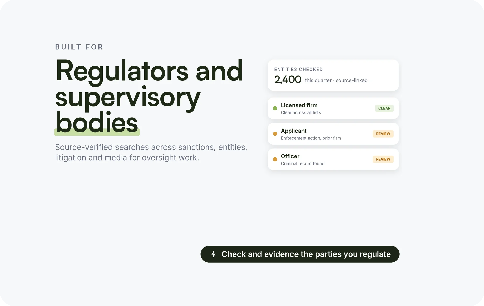 Regulators and Supervisory Bodies illustration