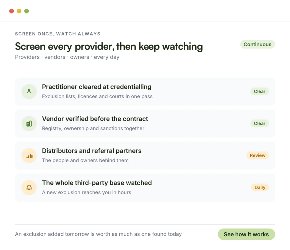 How healthcare organizations can strengthen screening and monitoring