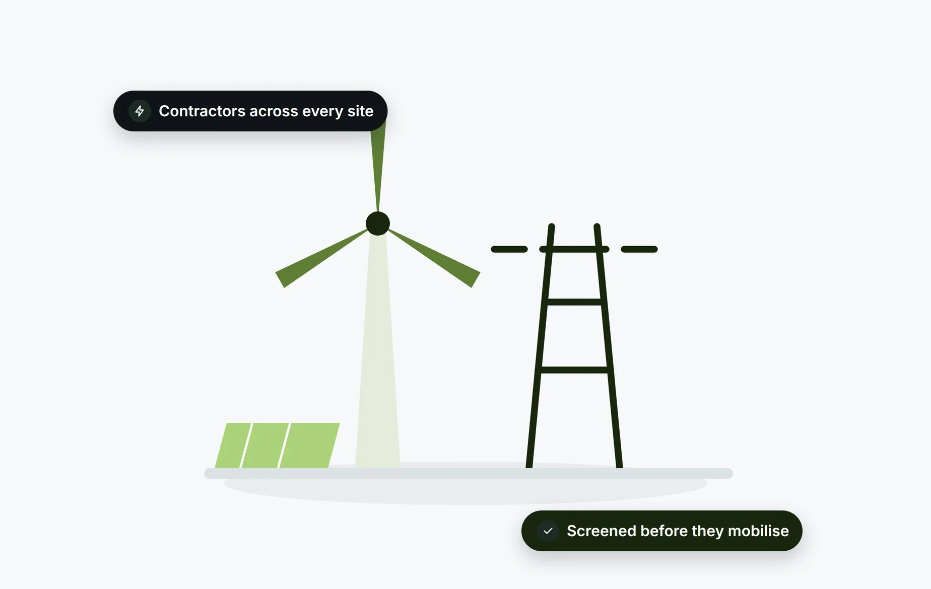 Energy and Utilities industry illustration