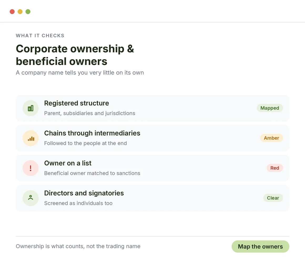 Corporate Ownership and Beneficial Owners