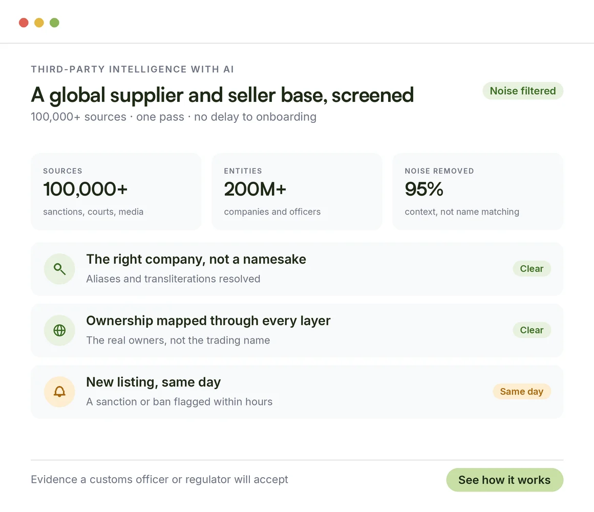 How AI makes third-party risk intelligence better for retail