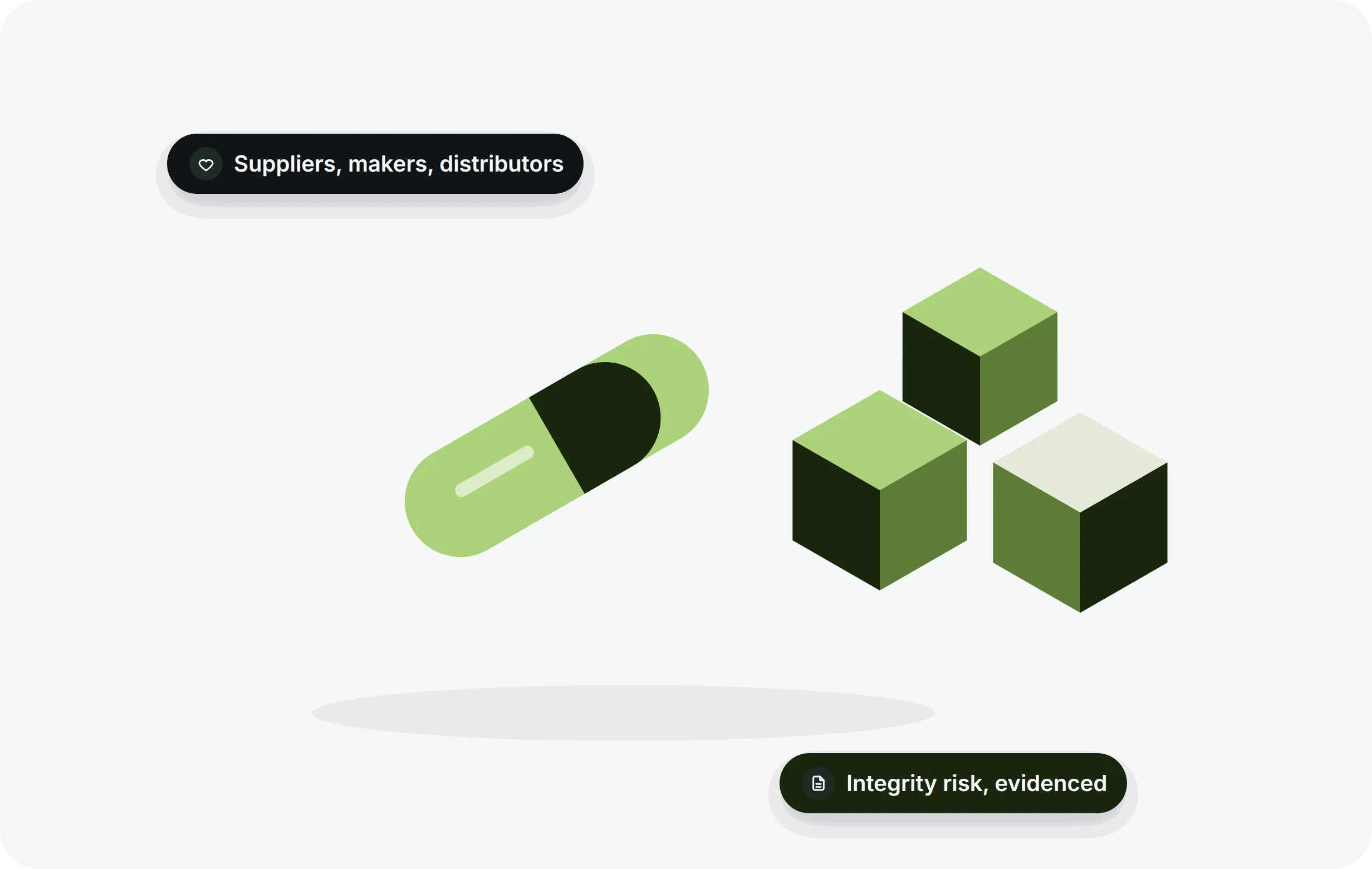 Pharma and Healthcare Supply illustration