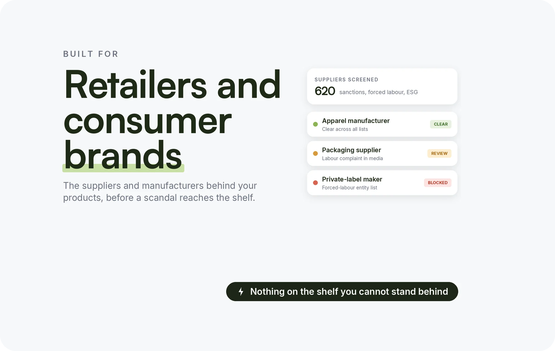 Retailers and Consumer Brands illustration