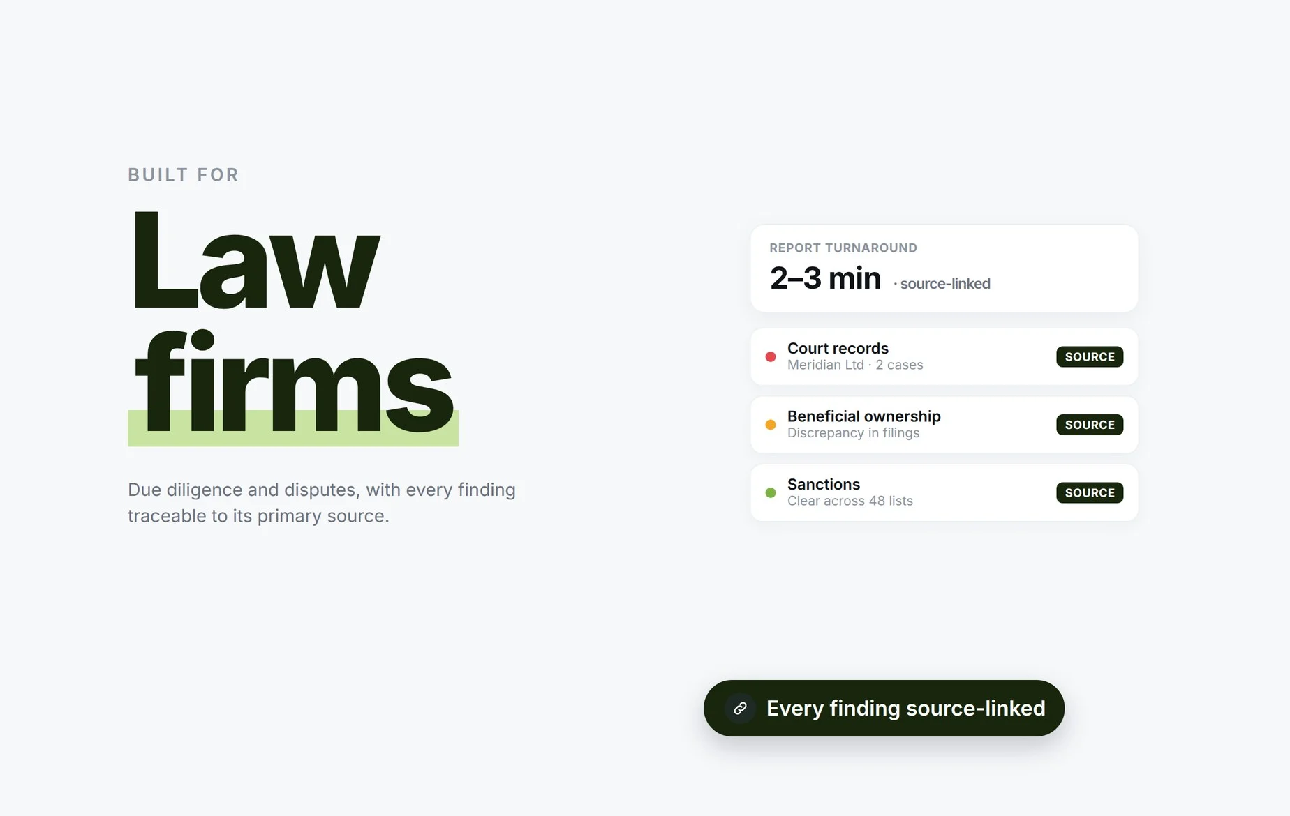 Beady for Law Firms