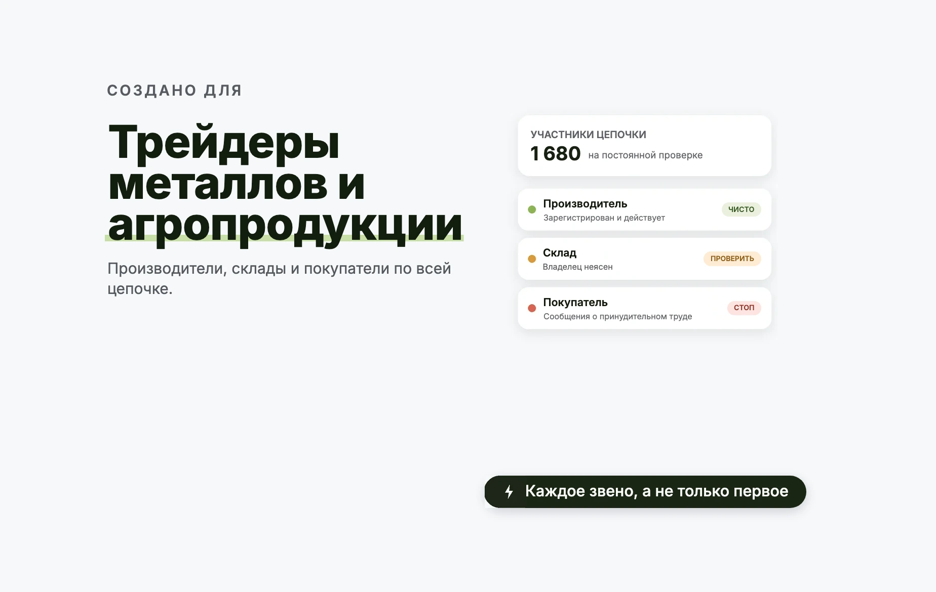 Трейдеры металлов и сельскохозяйственной продукции